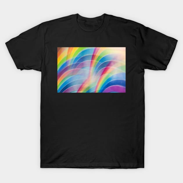 Rainbow Abstract no.3100 T-Shirt by karinelizabeth